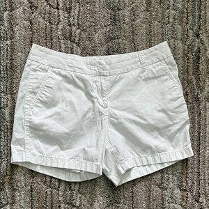 J Crew Women's White Shorts